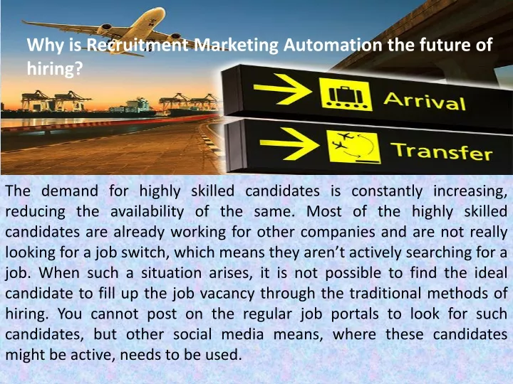 why is recruitment marketing automation
