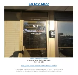 car keys made