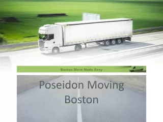 Several moving services by Boston Movers at competitive rates