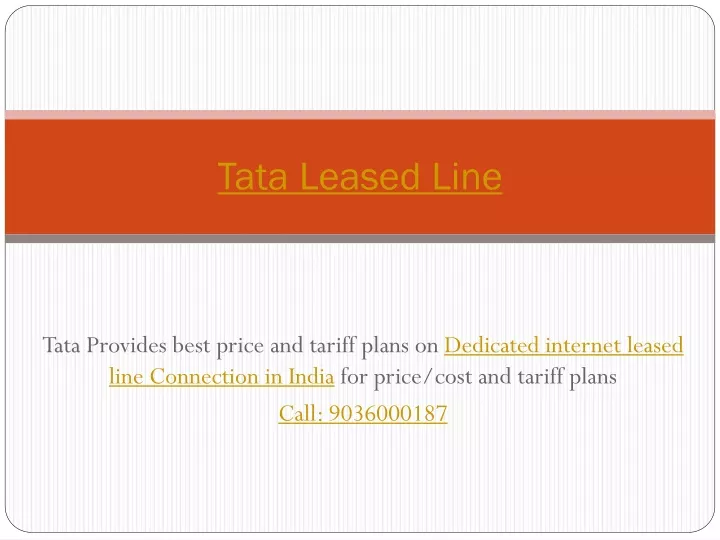 tata leased line