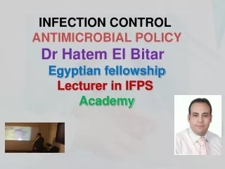 infection control antimicrobial policy dr hatem