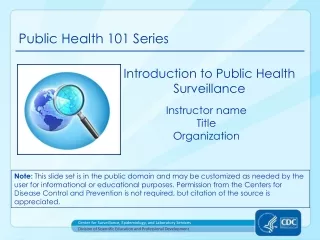 public health 101 series