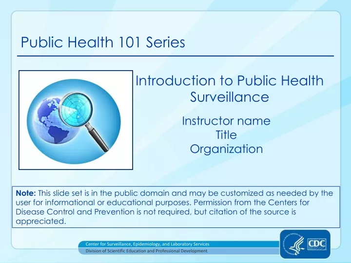 public health 101 series