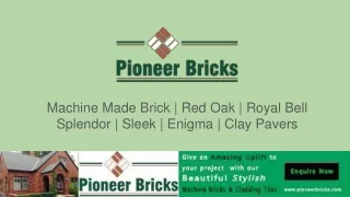 Commercial & Residential Brick Range by Pioneer Bricks, India's Largest Brick Manufacturing Company