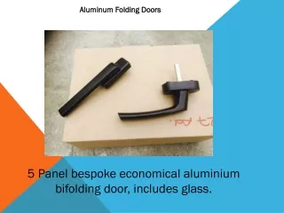 Aluminum Folding Doors UK