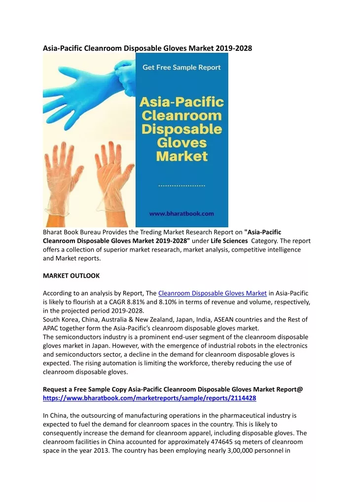 asia pacific cleanroom disposable gloves market
