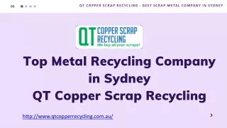 top metal recycling company in sydney qt copper