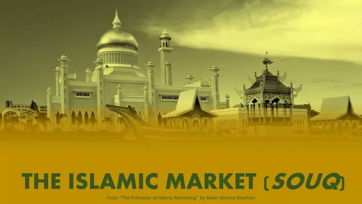 the islamic market souq from the principles