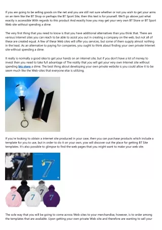 20 Fun Facts About bts merch shop