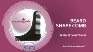 beard shape comb
