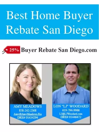 Best Home Buyer Rebate San Diego