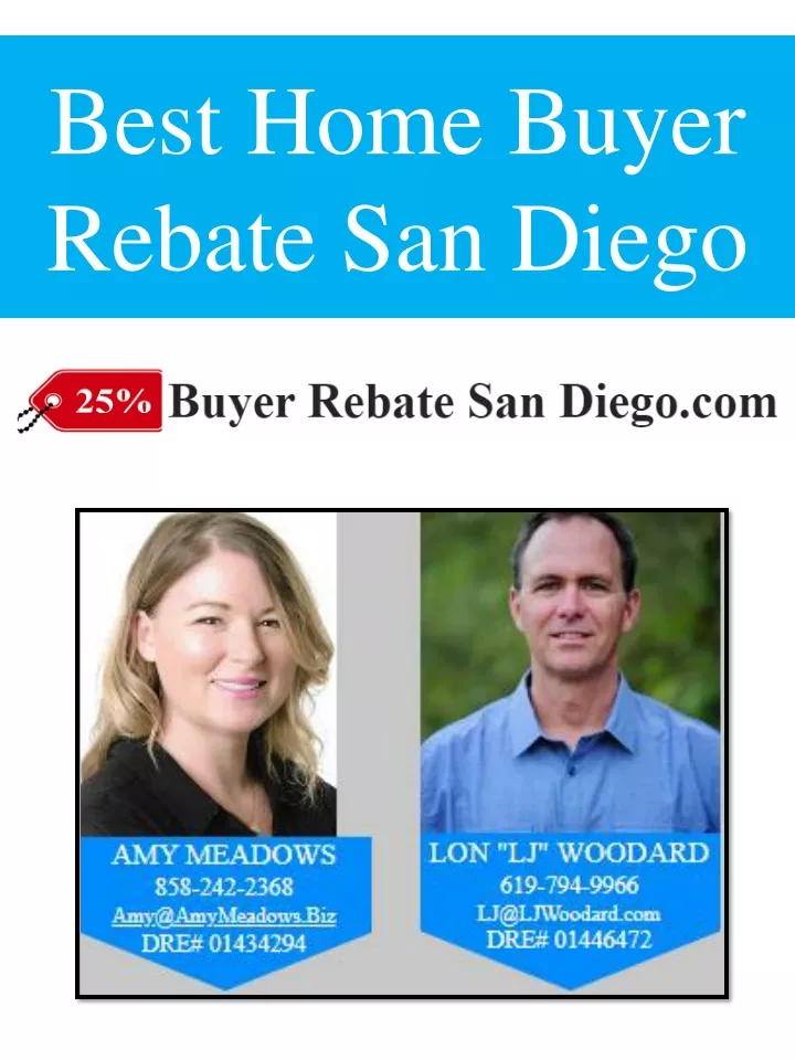 best home buyer rebate san diego