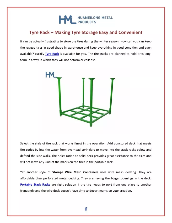tyre rack making tyre storage easy and convenient