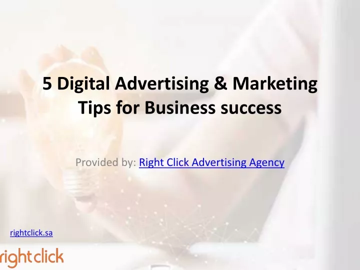 5 digital advertising marketing tips for business