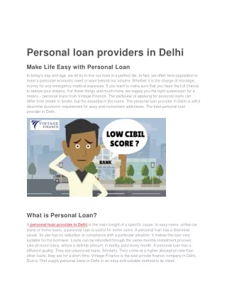 Personal loan providers in DelhiPersonal loan providers in DelhiPersonal loan providers in DelhiPersonal loan providers