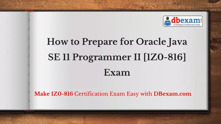 how to prepare for oracle java