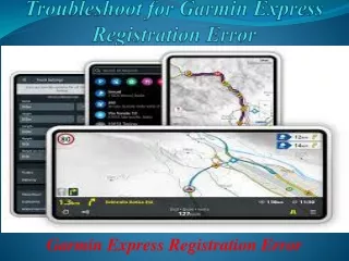 troubleshoot for garmin express registration error