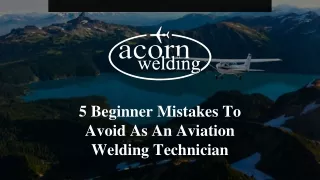 5 beginner mistakes to avoid as an aviation