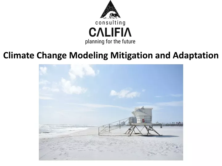 climate change modeling mitigation and adaptation