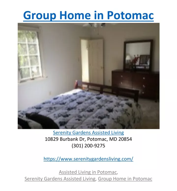 group home in potomac