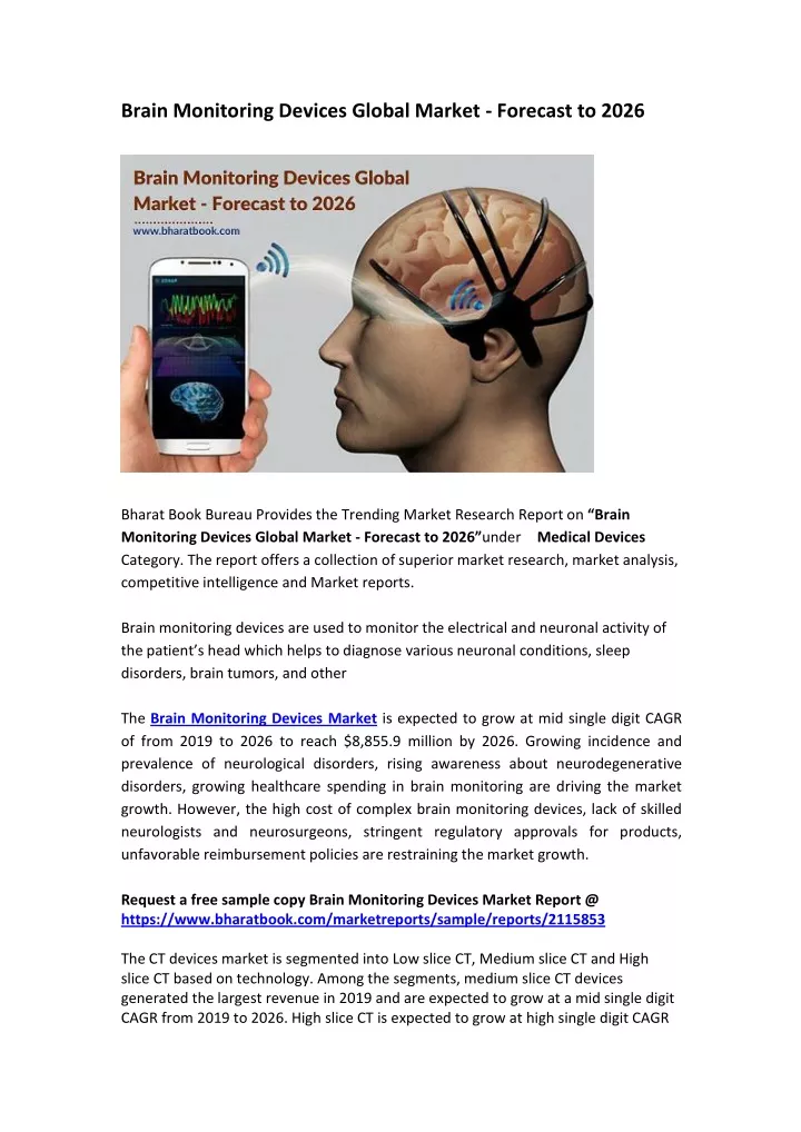 brain monitoring devices global market forecast