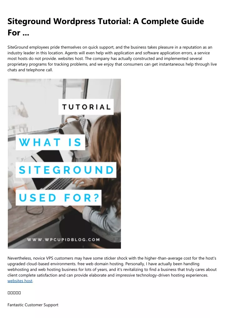 siteground wordpress tutorial a complete guide for