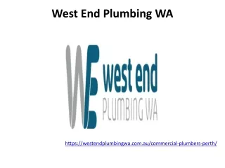 Commercial Plumbers Perth