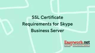 ssl ce rt ifica t e req u i r emen