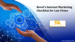 Revel's Internet Marketing Checklist for Law Firms