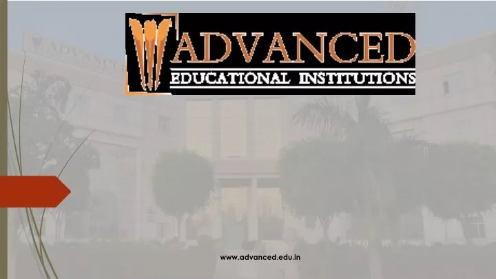 www advanced edu in