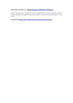 Node Web Development - Web Development With Node and Express - slide 1