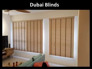 dubai blinds