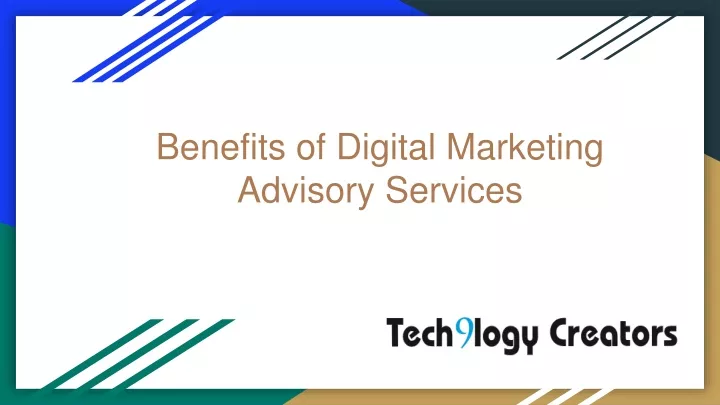 benefits of digital marketing advisory services