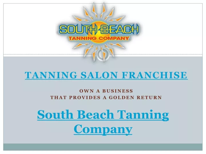 south beach tanning company