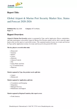 report title