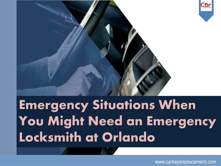 emergency situations when you might need