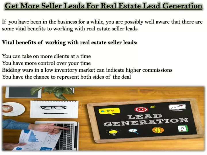 get more seller leads for real estate lead
