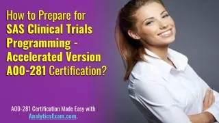 how to prepare for sas clinical trials