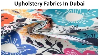 upholstery fabrics in dubai