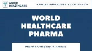 Pharma Company in  Ambala