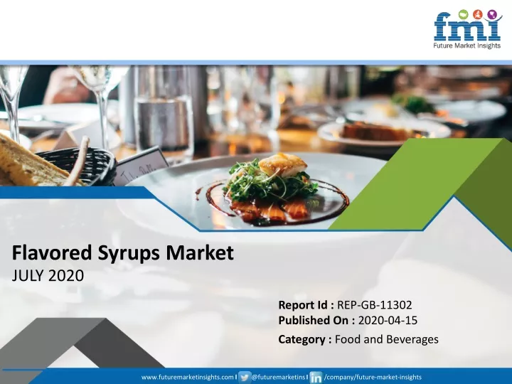 flavored syrups market july 2020
