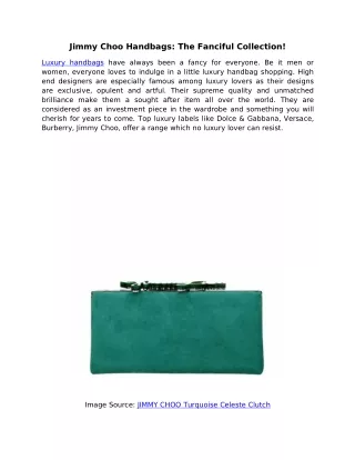 jimmy choo handbags the fanciful collection