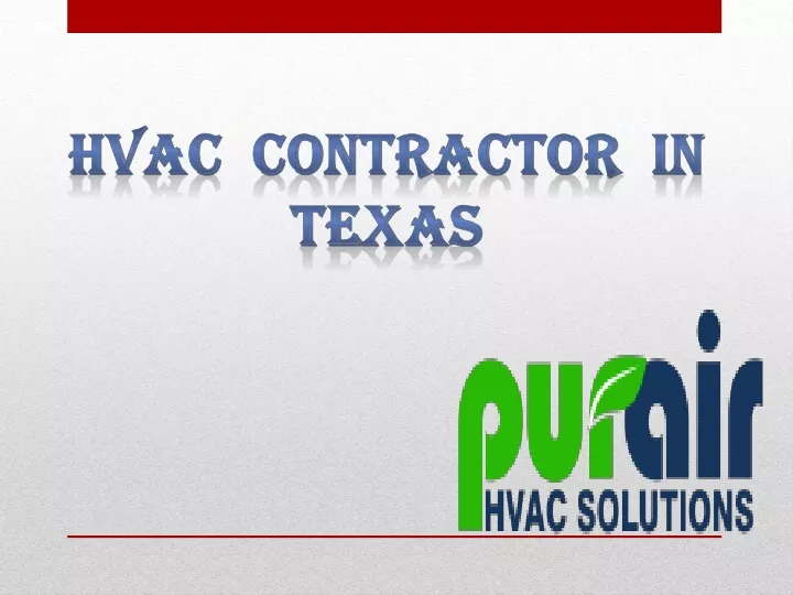 hvac contractor in texas