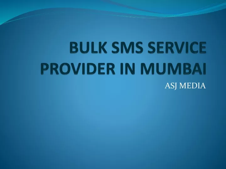 bulk sms service provider in mumbai