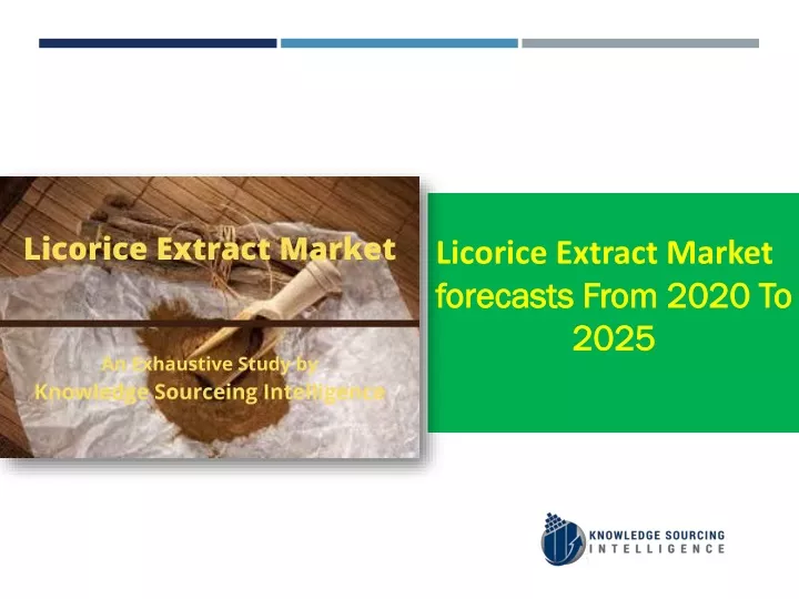 licorice extract market forecasts from 2020