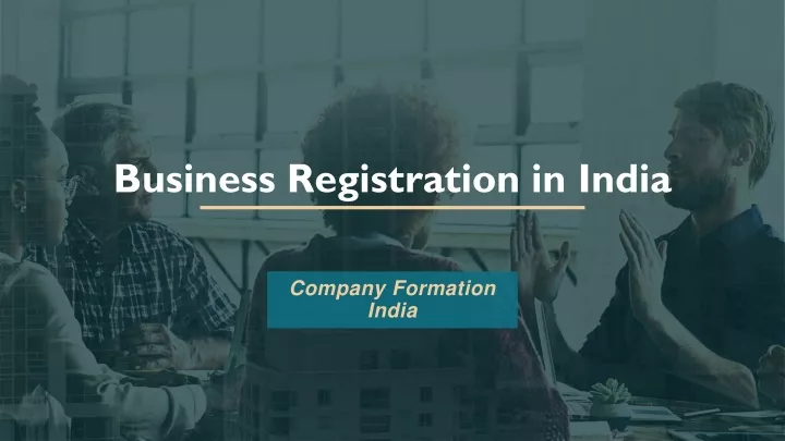business registration in india
