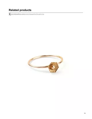 AQUAPHILE RING – 9CT GOLD