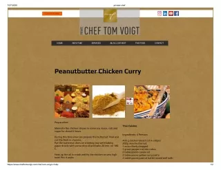 Hire or become a Private Chef | Chef Tom Voigt