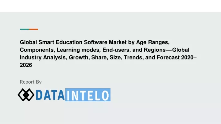 global smart education software market