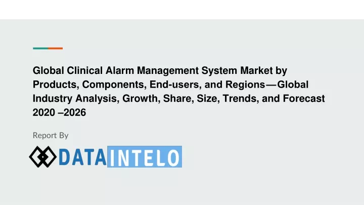 global clinical alarm management system market